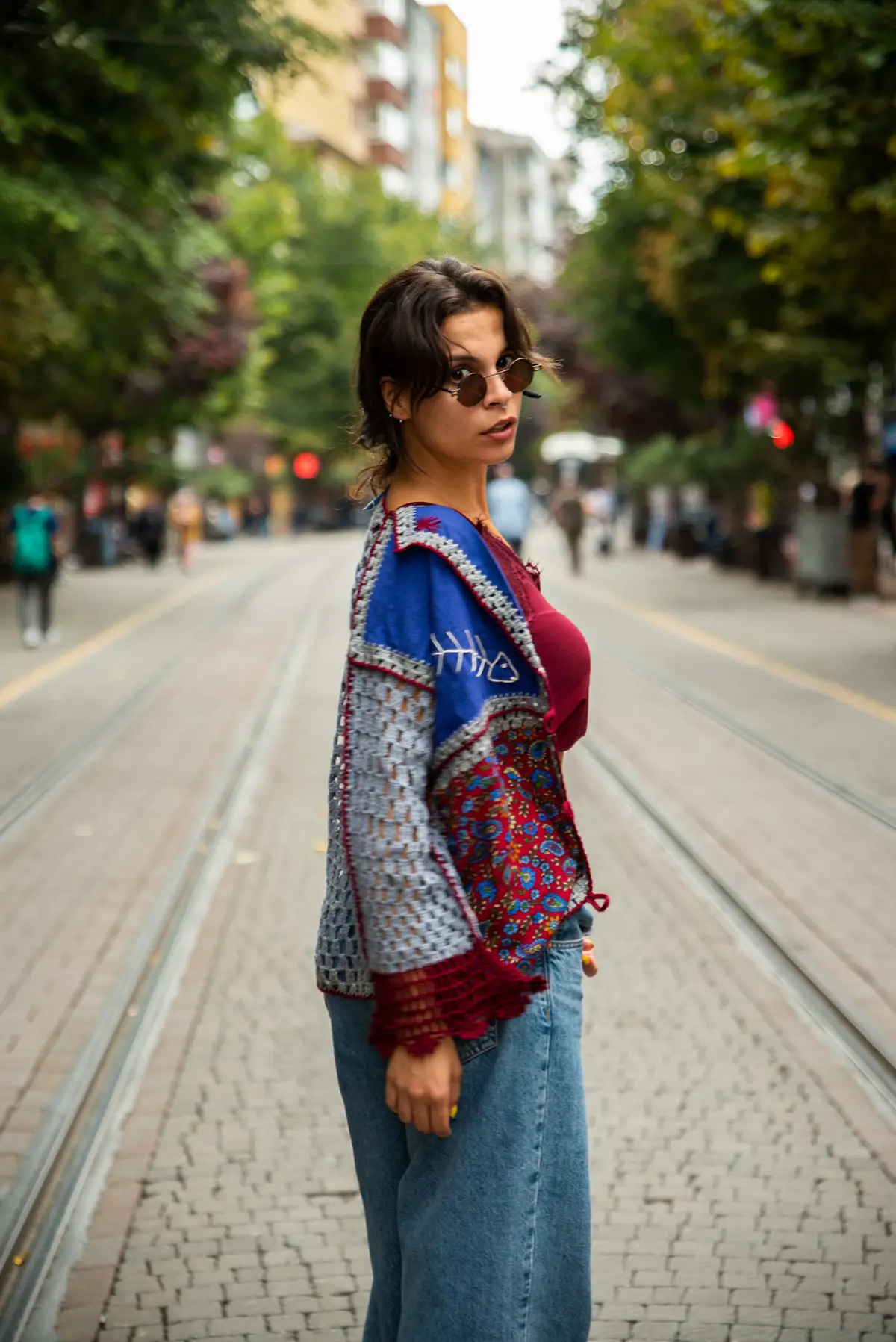 ŞaşıKedi Tasarım Baykuş Detaylı Hırka