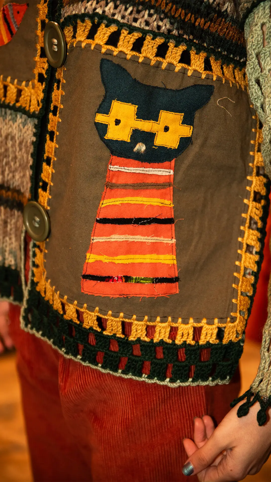 Şaşıkedi Bilgiç Kedi Hırka