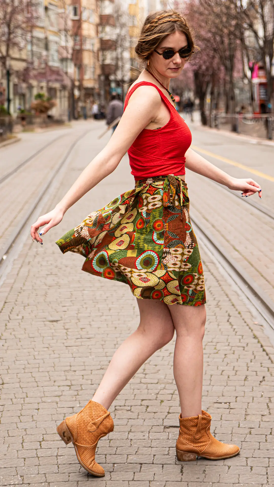 Desenli Anvelop Etek