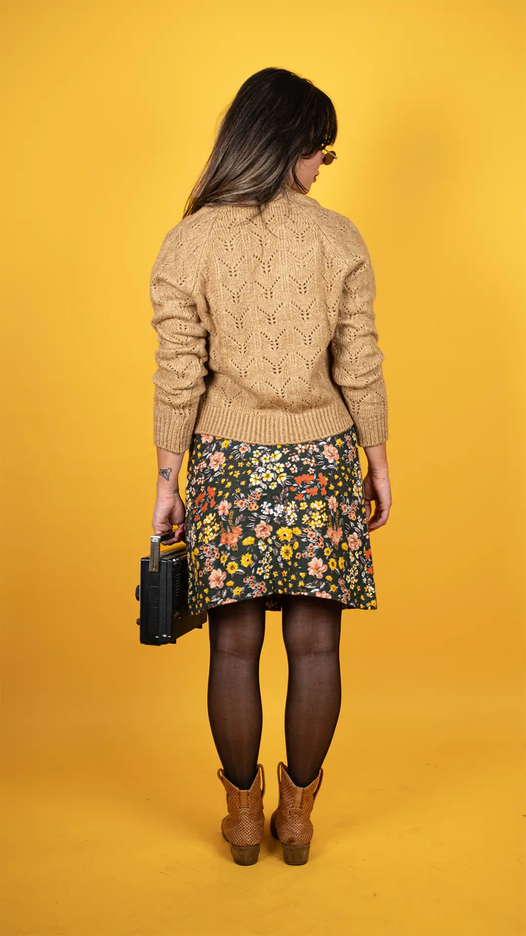 Hande Kısa Pazen Etek