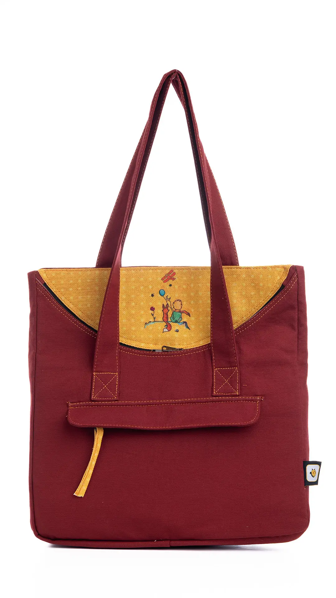 Küçük Prens Desenli Kol Çantası