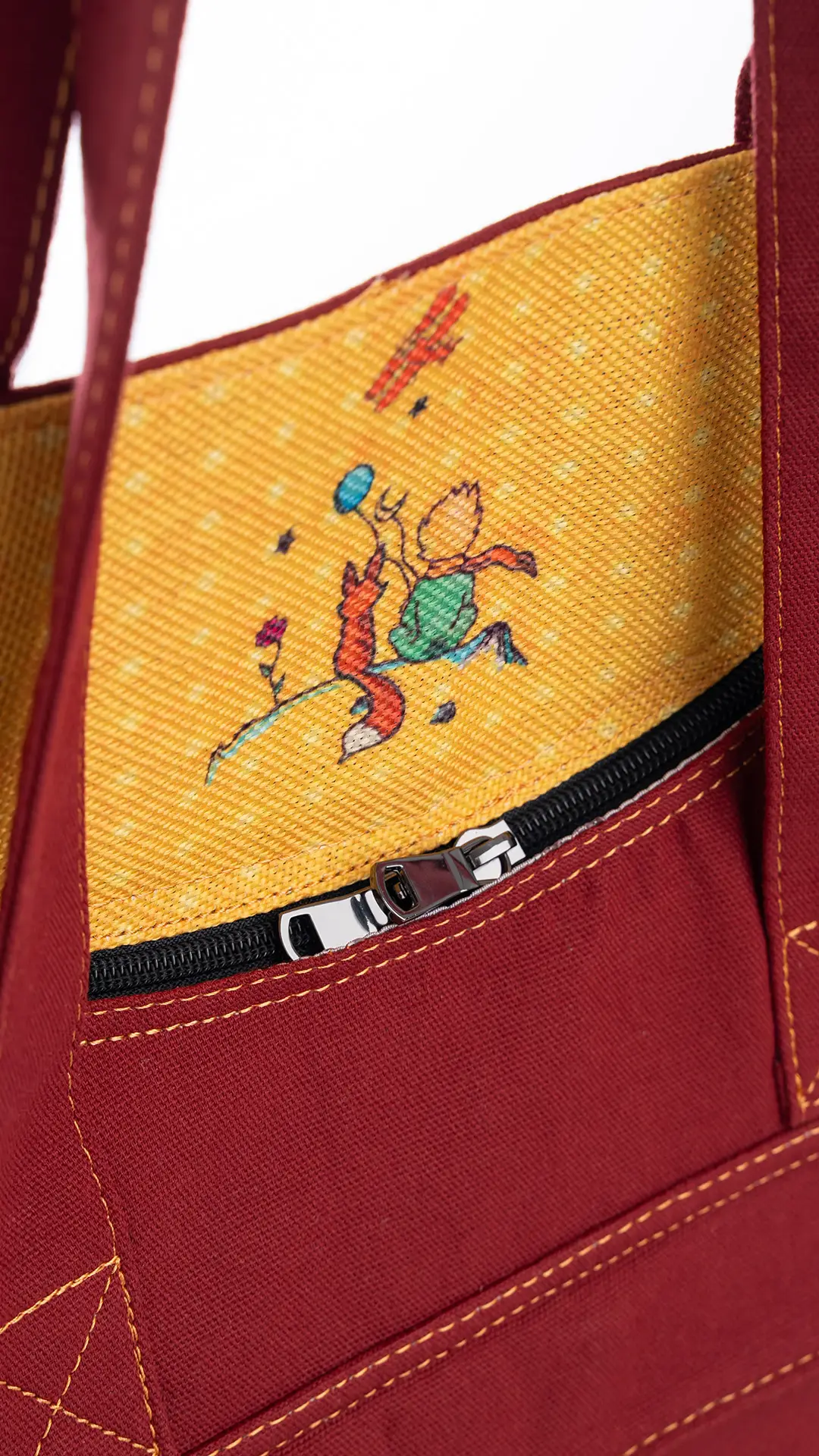 Küçük Prens Desenli Kol Çantası