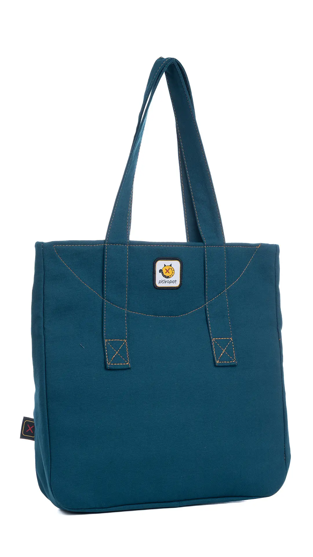 Fil Desenli Kol Çantası Mavi