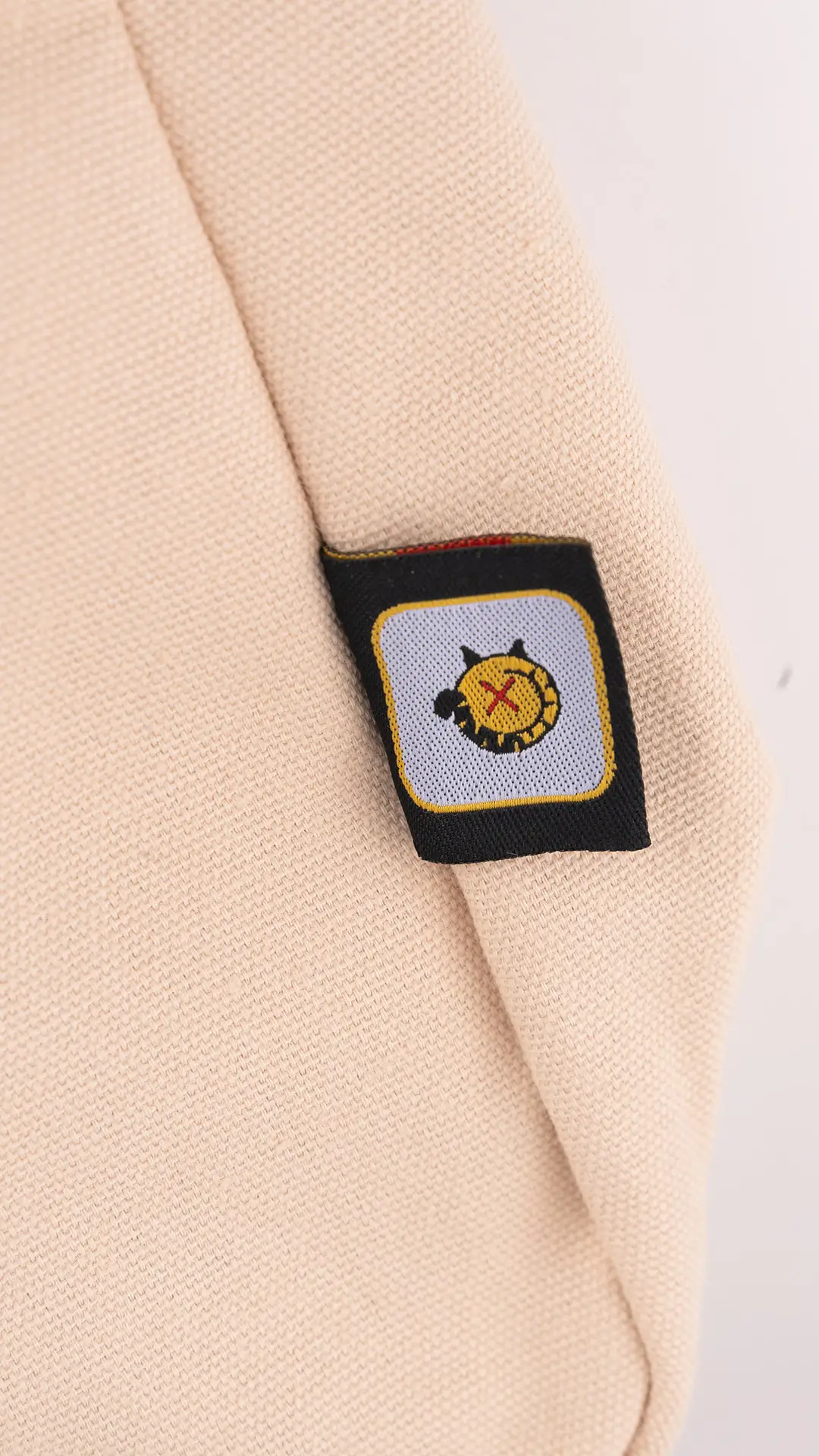 Fareler Desenli Kol Çantası Krem