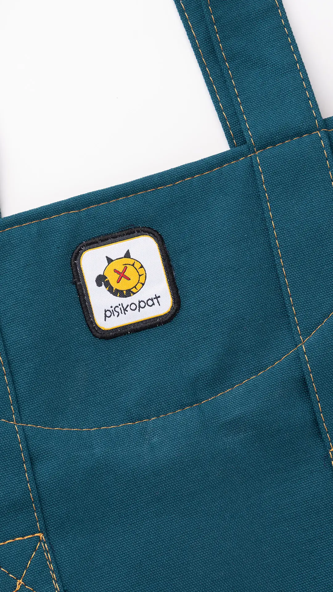 Fil Desenli Kol Çantası Mavi