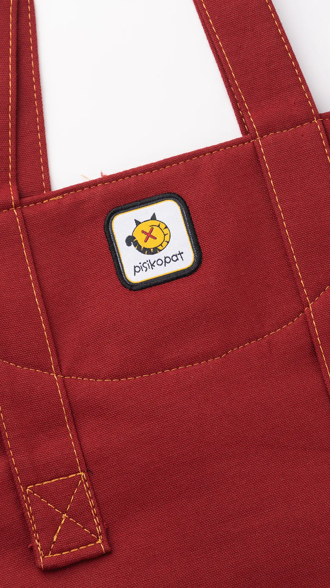 Rakun Desenli Kol Çantası Bordo