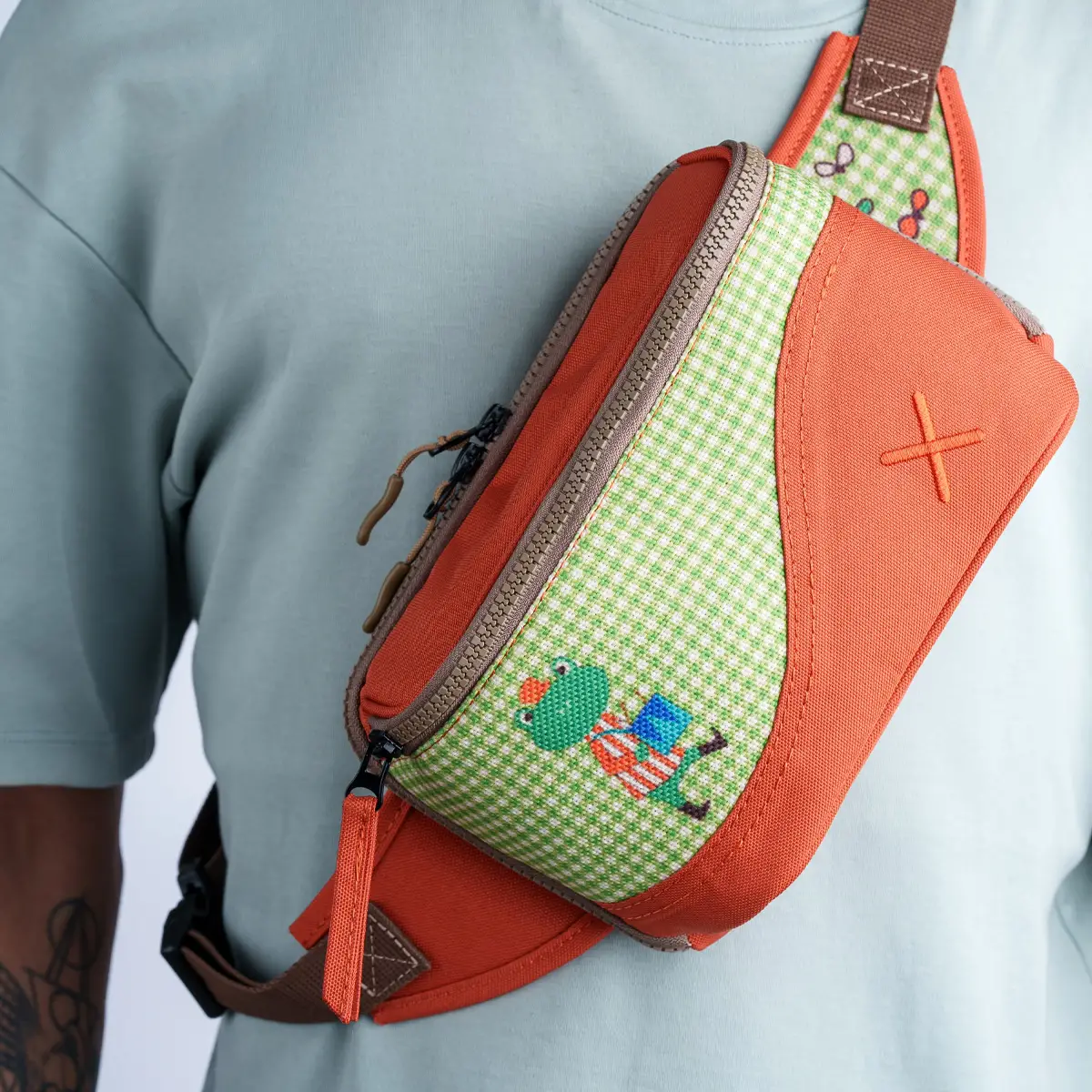 Orange V-Rock Bel Çantası