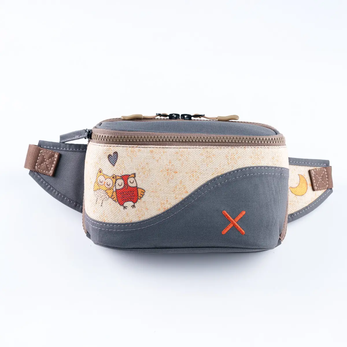 Grey Owls Also Love Bel Çantası