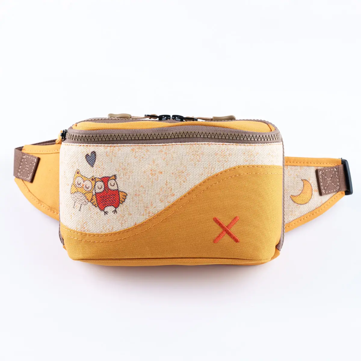Yellow Owls Also Love Bel Çantası