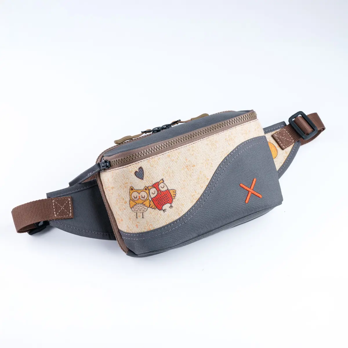 Grey Owls Also Love Bel Çantası