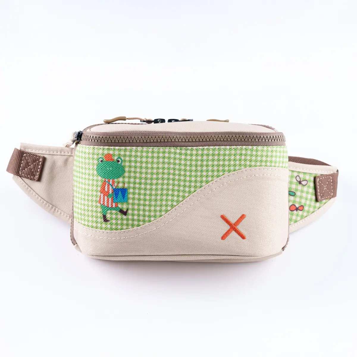 Cream V-Rock Bel Çantası