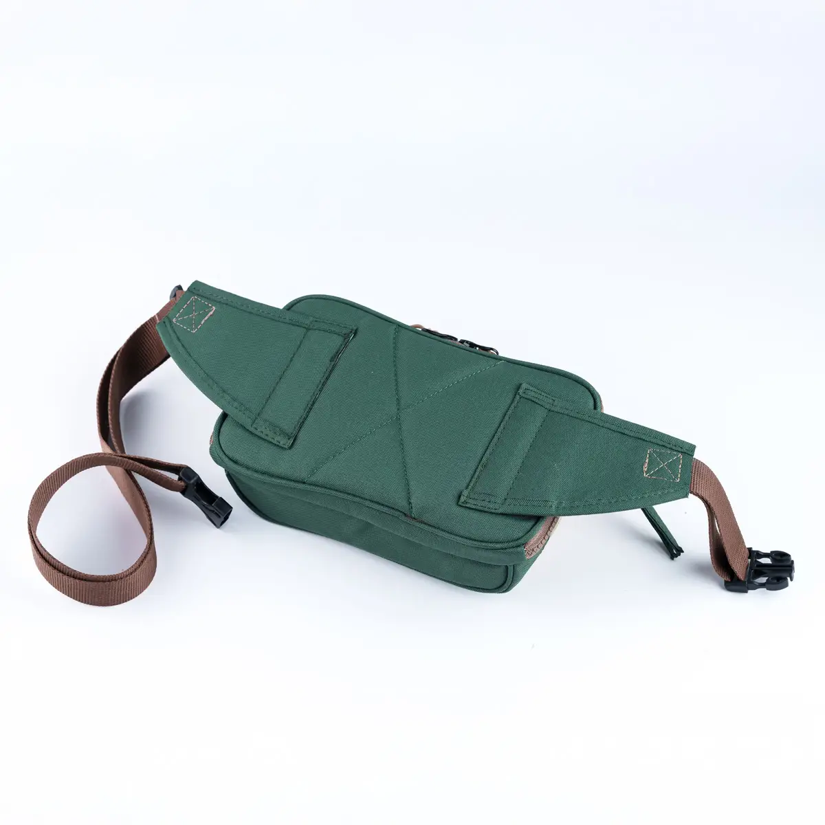 Green-Cream Simple Bel Çantası