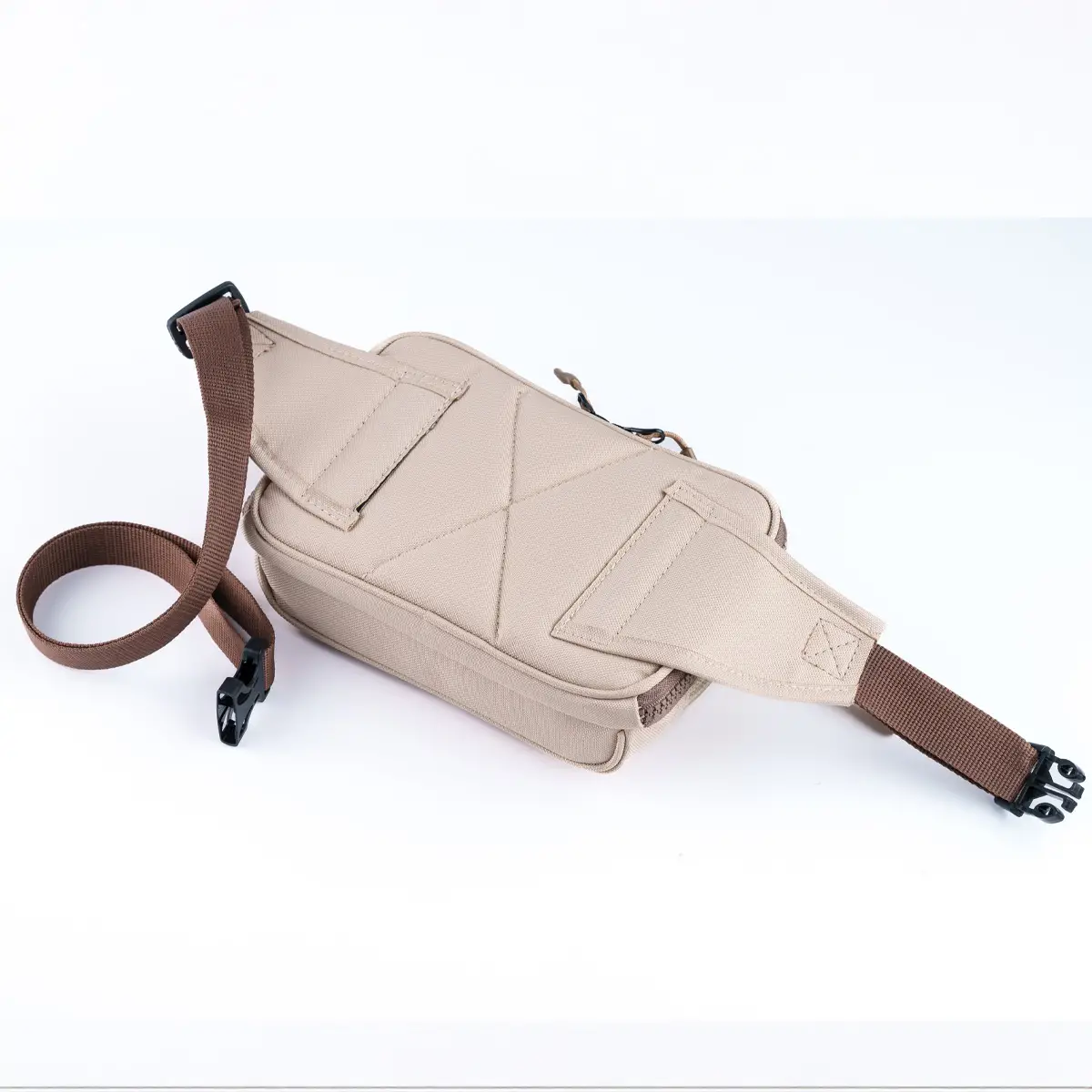 Cream Cat&Dog Love Bel Çantası