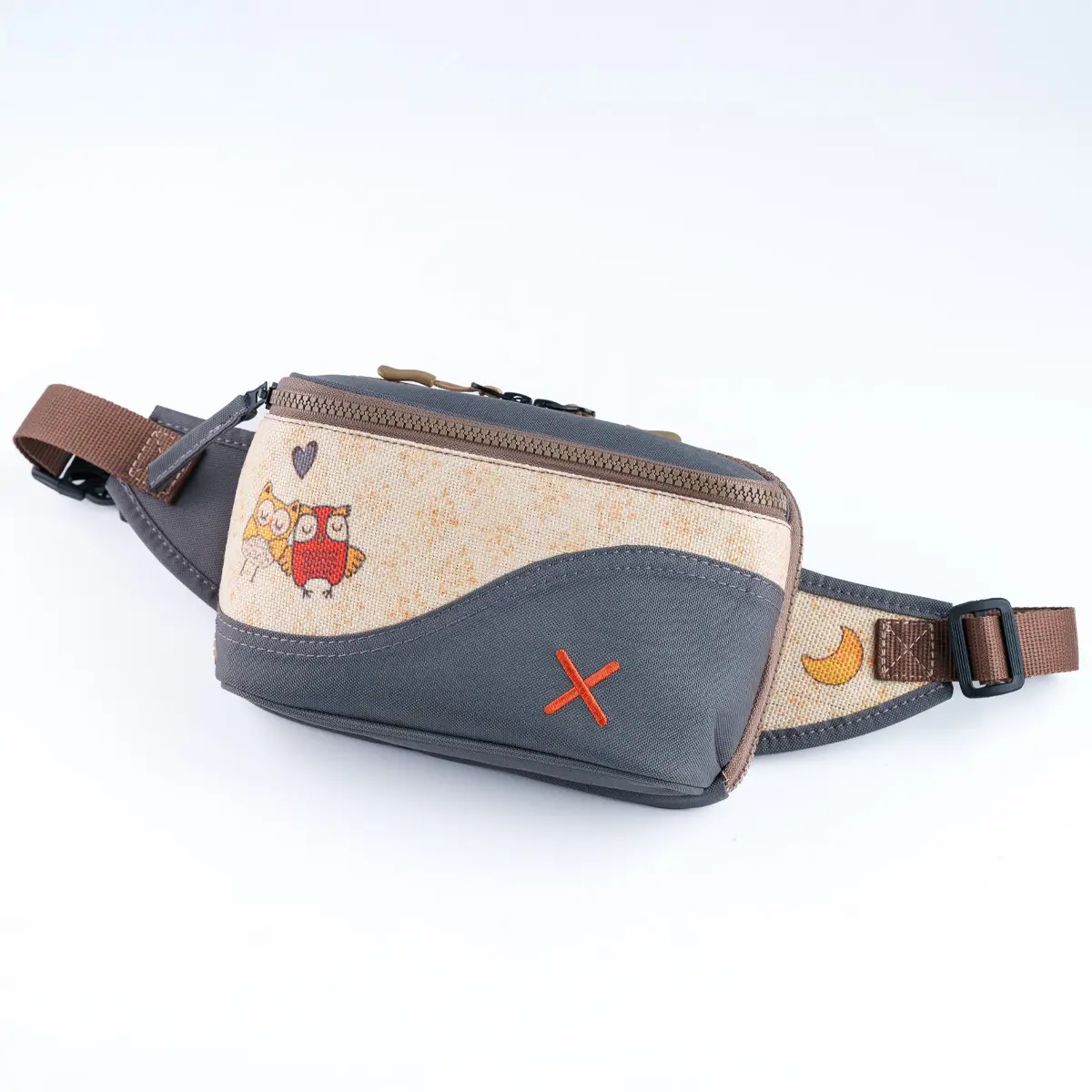 Grey Owls Also Love Bel Çantası