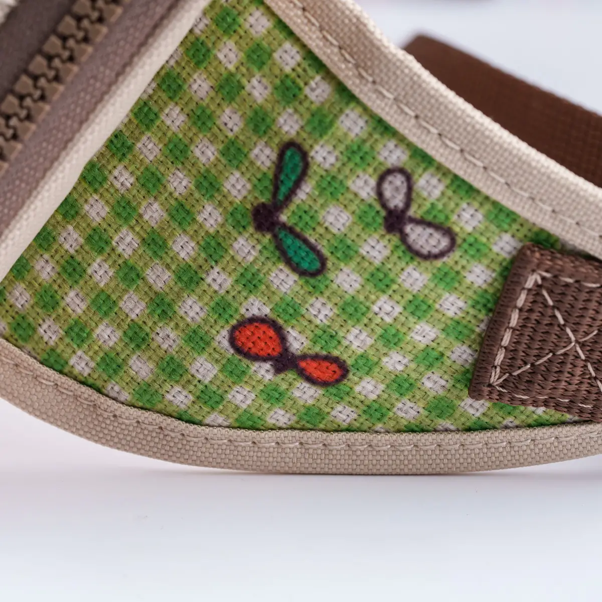 Cream V-Rock Bel Çantası