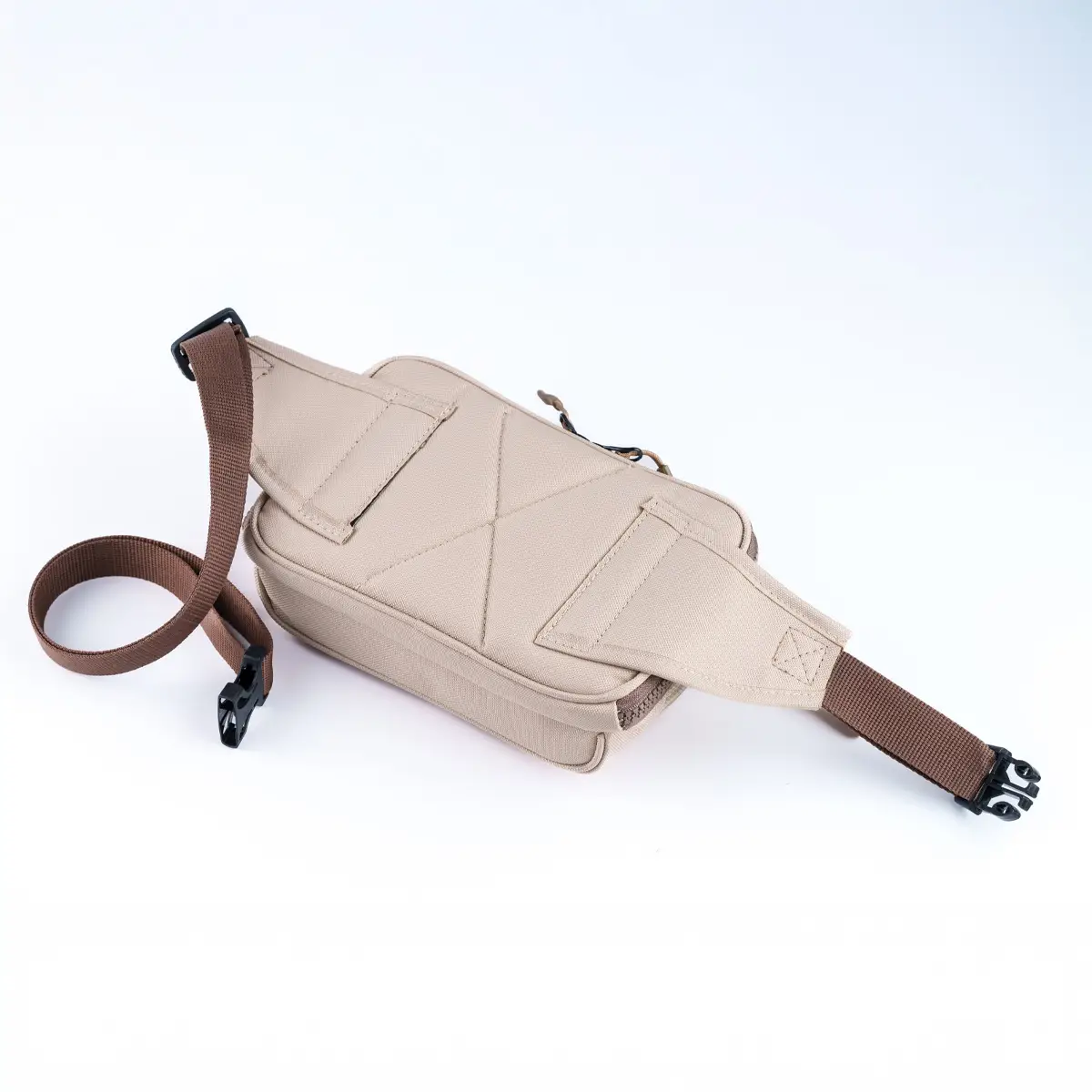 Cream V-Rock Bel Çantası