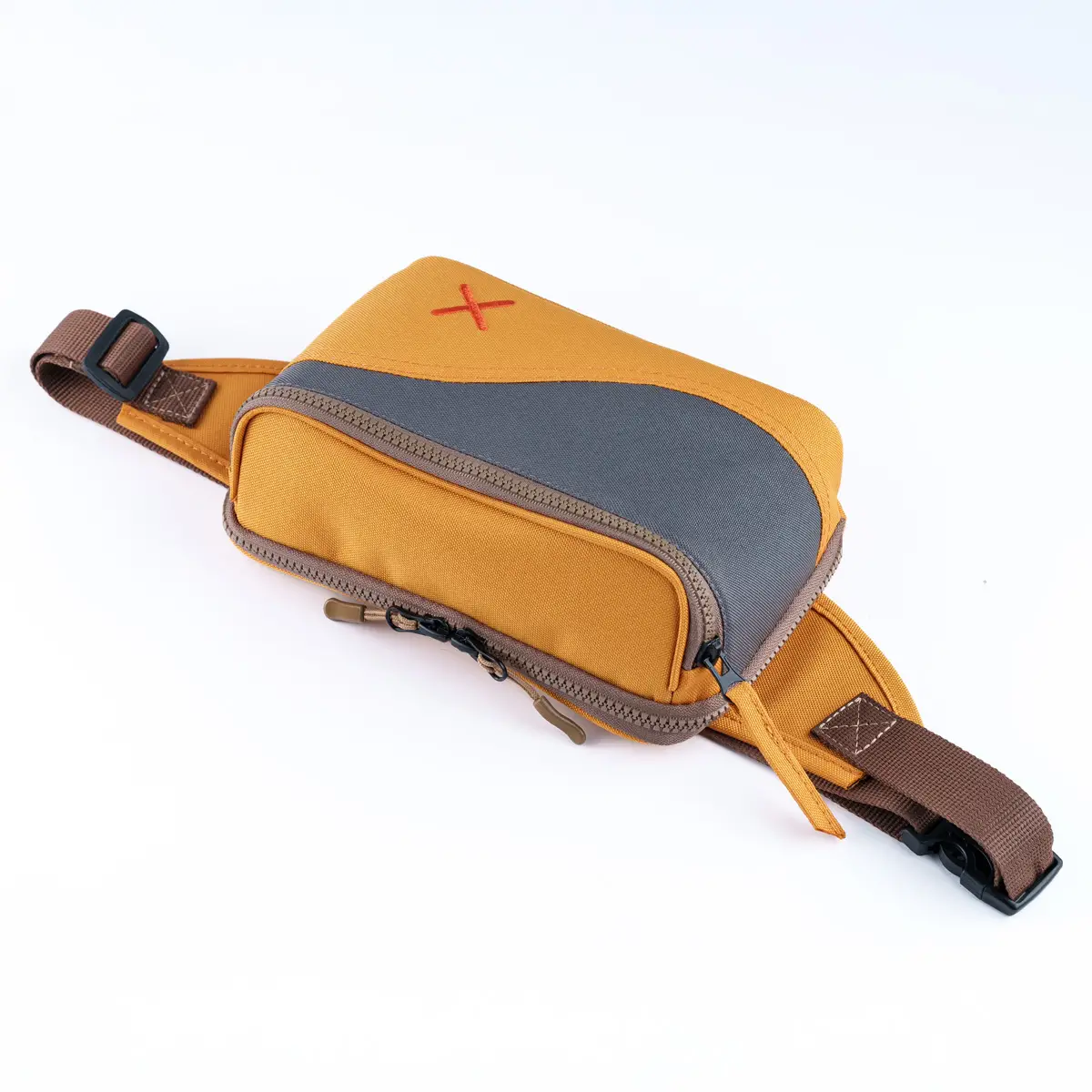 Yellow-Grey Simple Bel Çantası