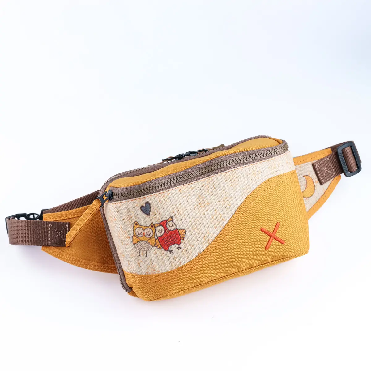 Yellow Owls Also Love Bel Çantası