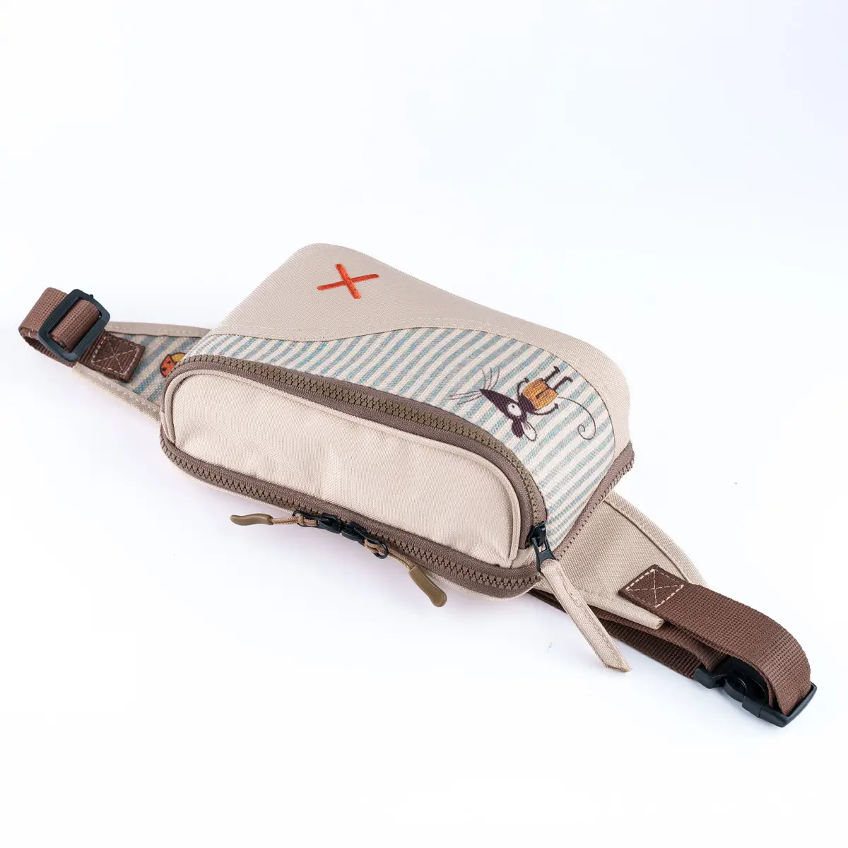 Cream Ratatuy Bel Çantası