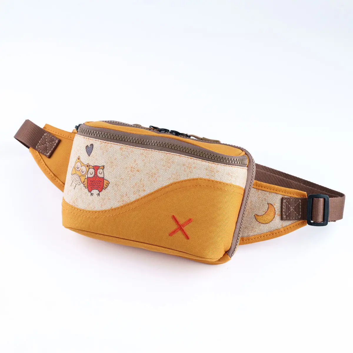 Yellow Owls Also Love Bel Çantası