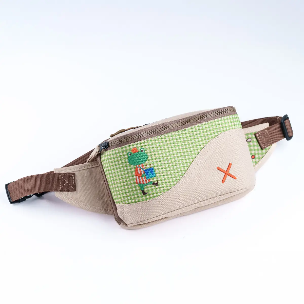 Cream V-Rock Bel Çantası