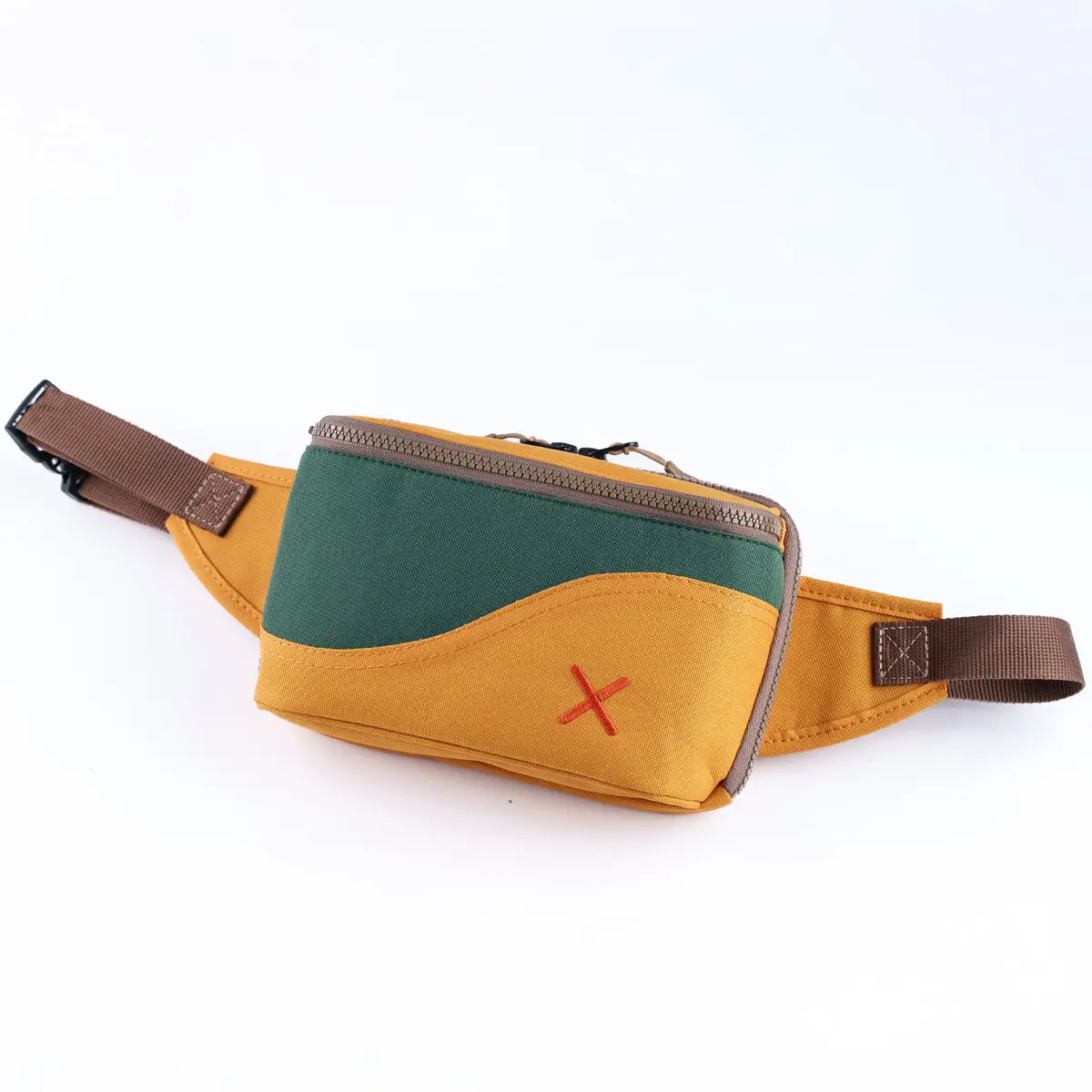 Green-Yellow Simple Bel Çantası