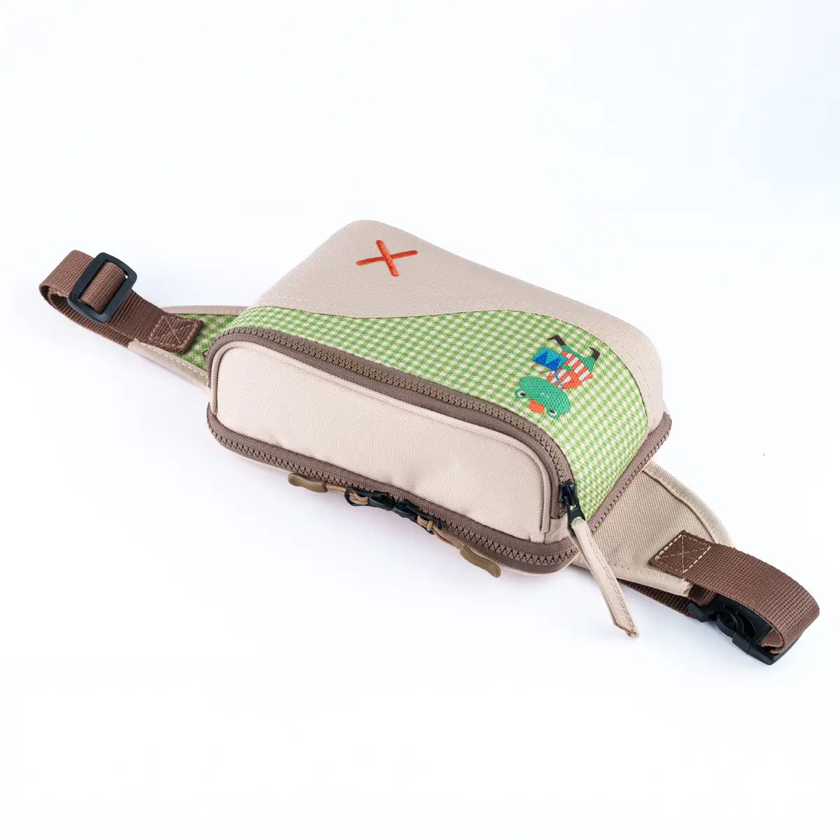 Cream V-Rock Bel Çantası