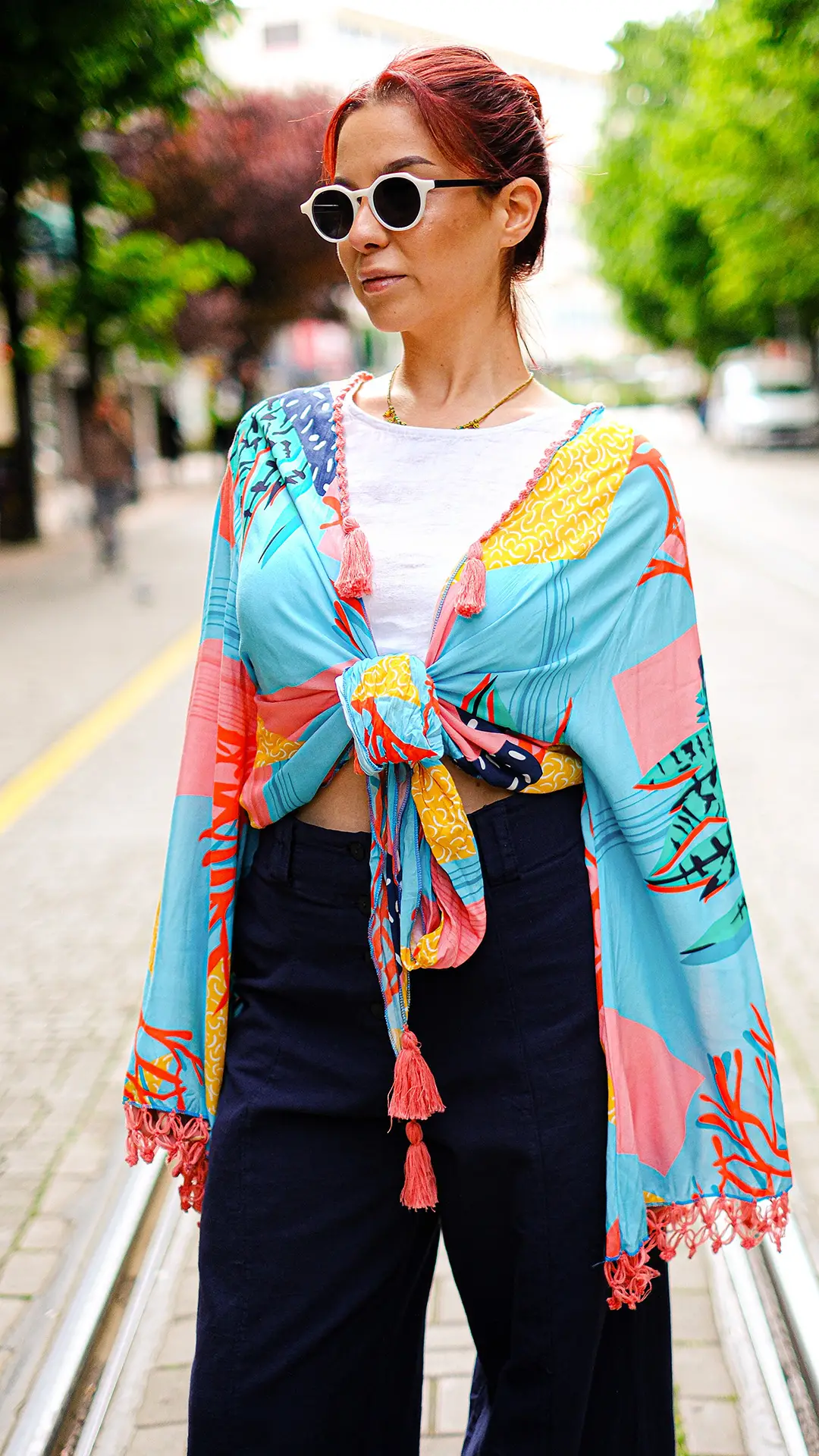 Önden Bağlamalı Bluz