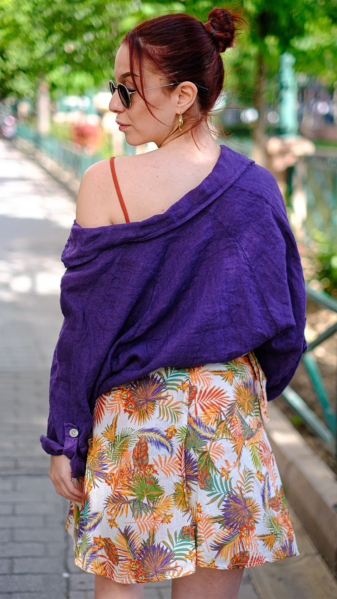 Kapüşonlu Keten Gömlek