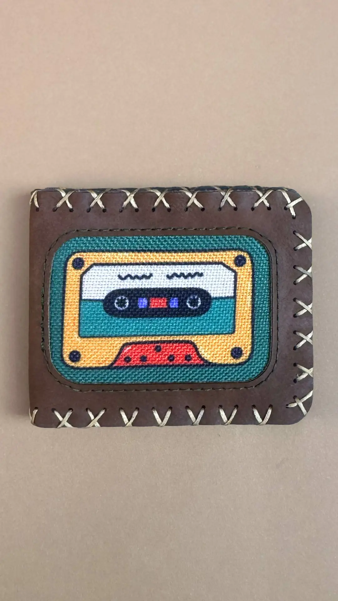 Vintage Tape Kartlık (Kahve)