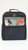 Karga Desenli Unisex Çanta (Siyah)