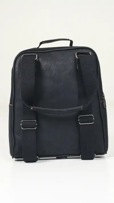 Karga Desenli Unisex Çanta (Siyah)