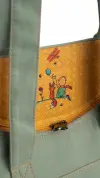 Küçük Prens Desenli Kol Çantası Su Yeşili