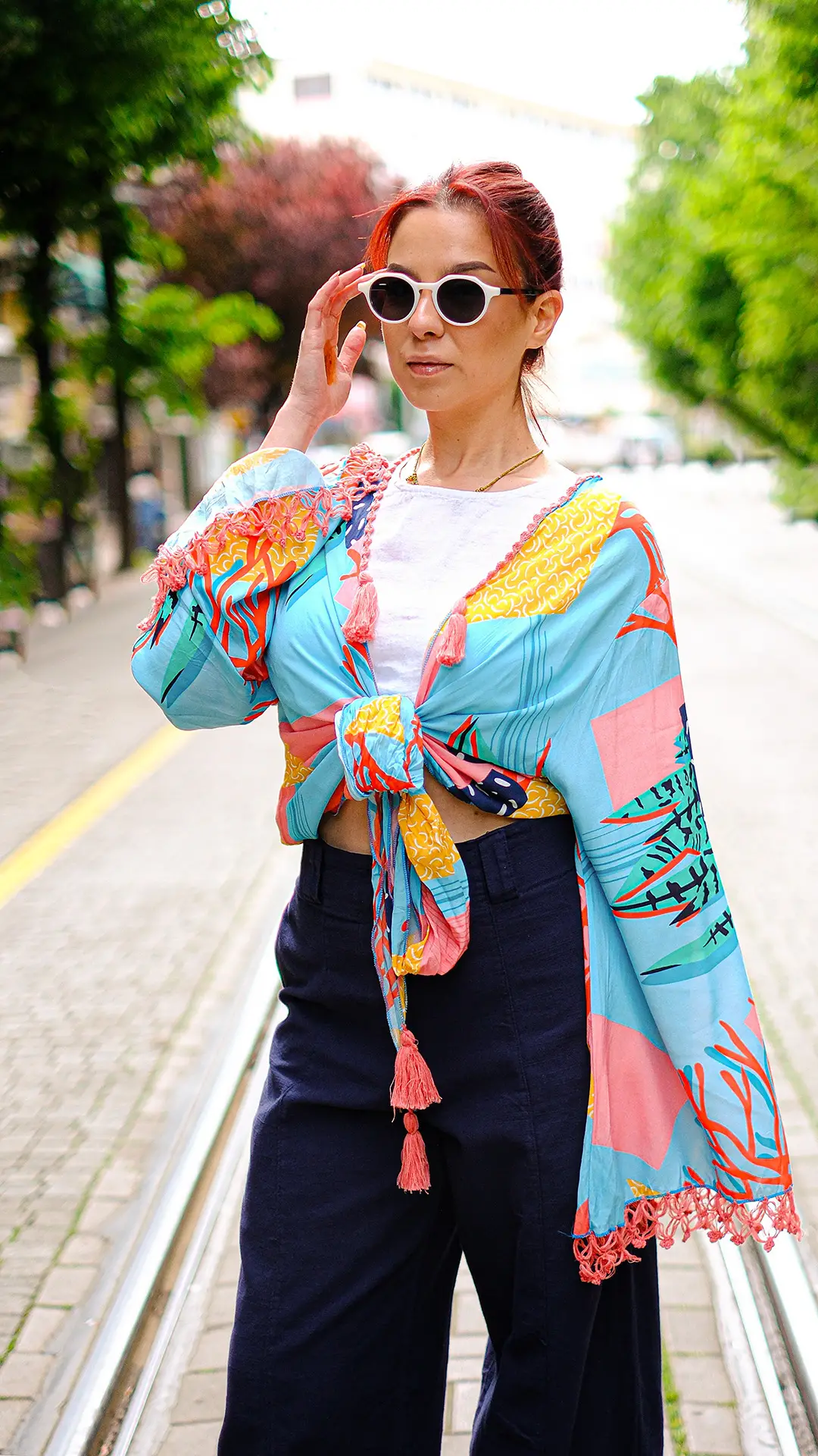 Önden Bağlamalı Bluz