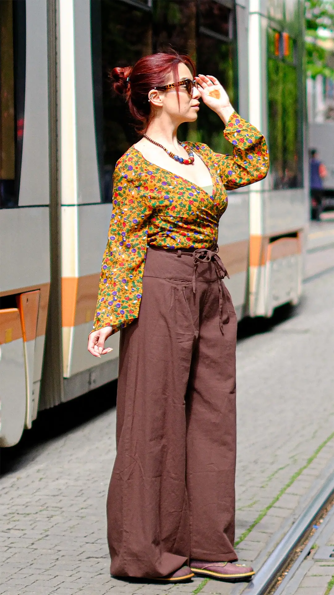 Cep Detaylı Pantolon Kahve