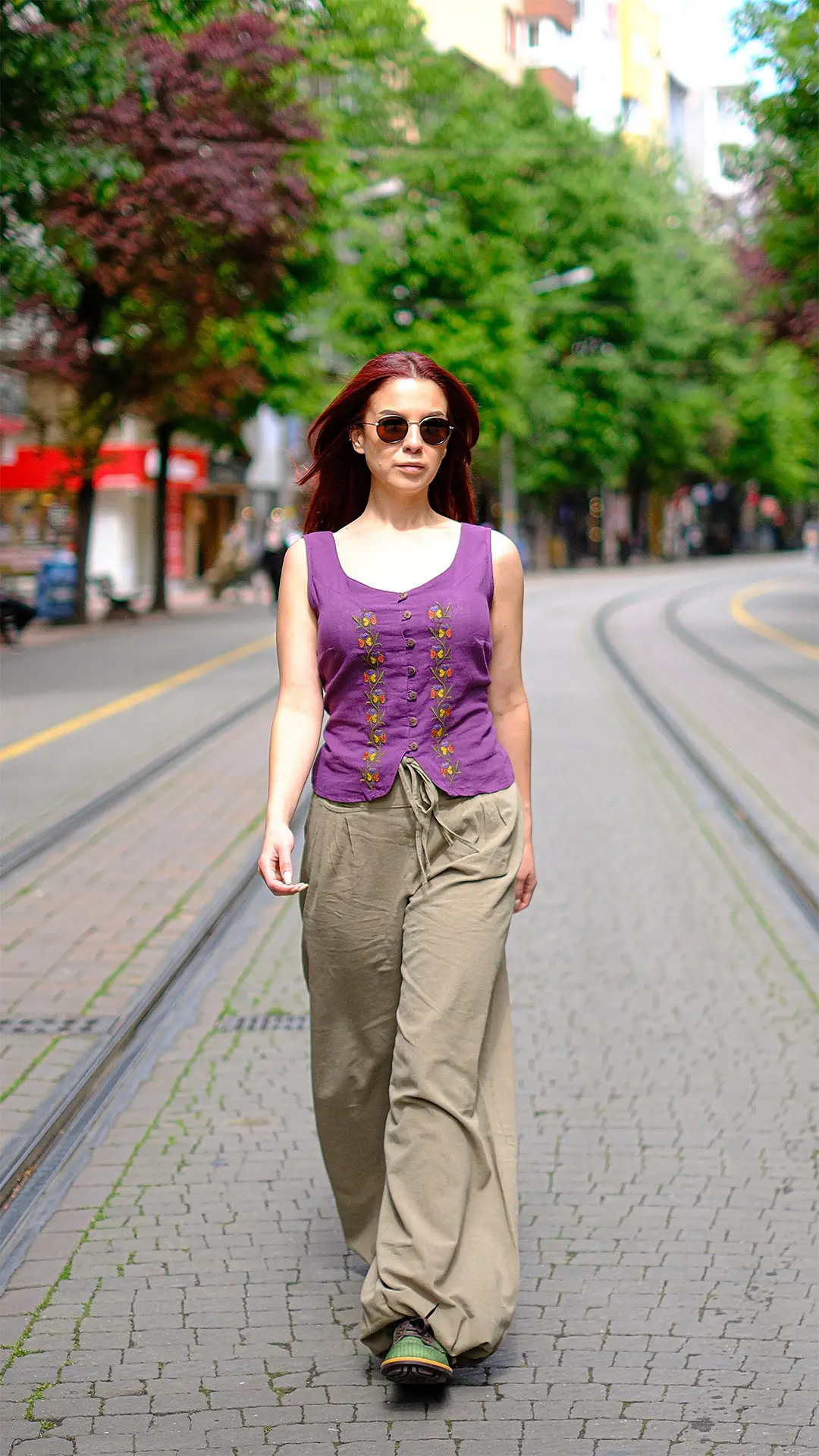 Cep Detaylı Pantolon Haki