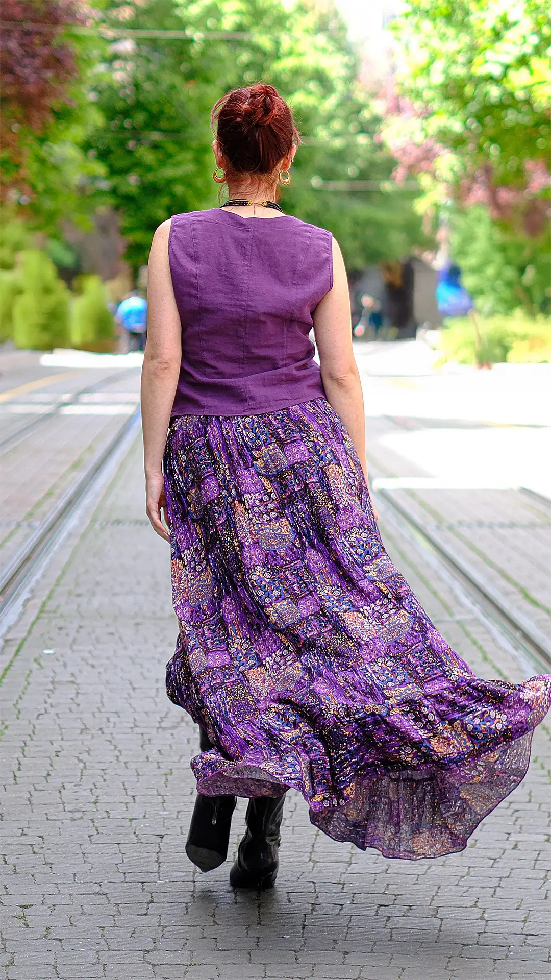 Asimetrik Yelek Görünümlü Bluz