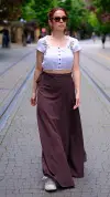 Çiçek İşlemeli Bluz