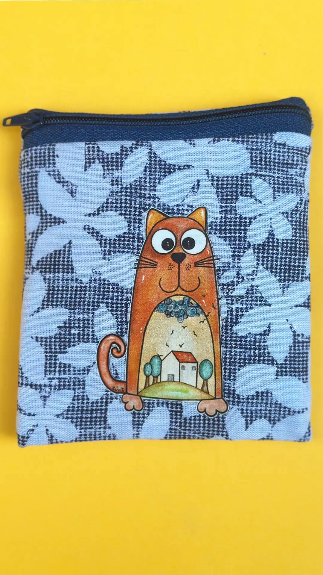 Köpekli Tasarım Bozuk Para Cüzdanı