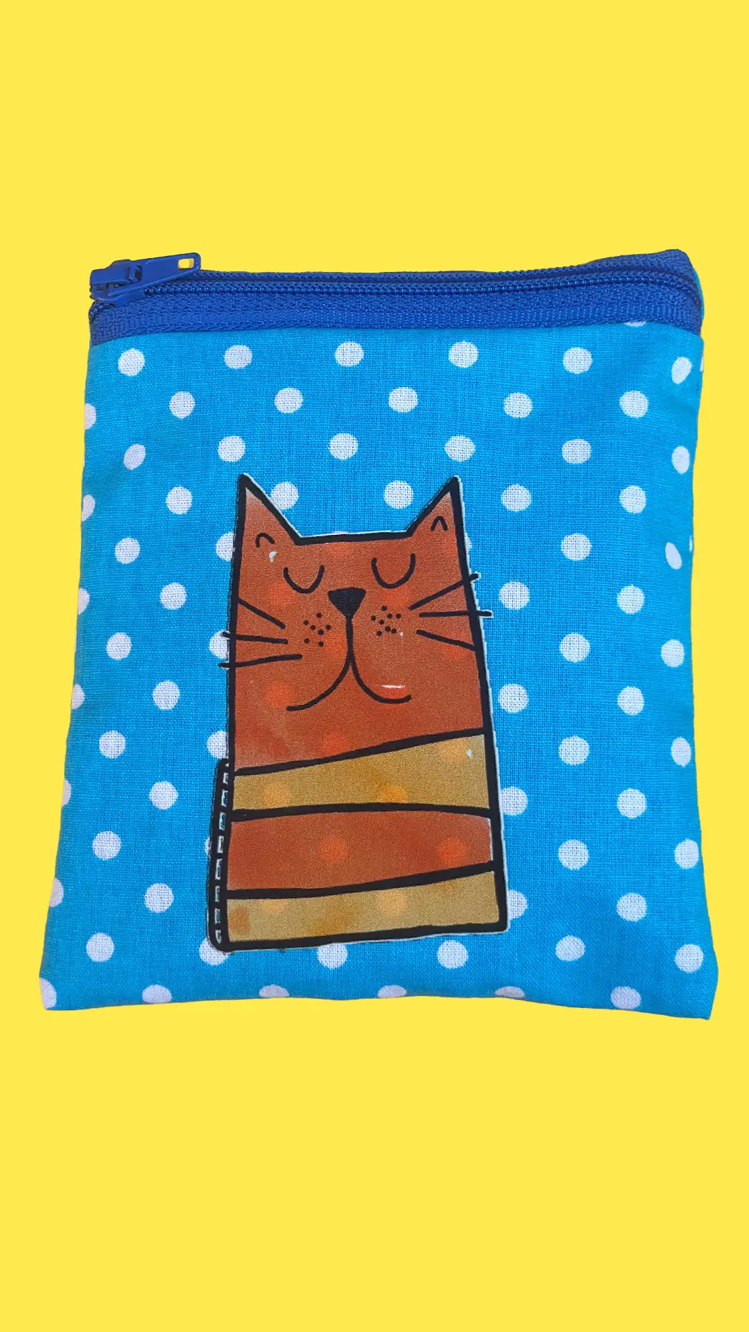 Puantiyeli Kedy Bozuk Para Cüzdanı