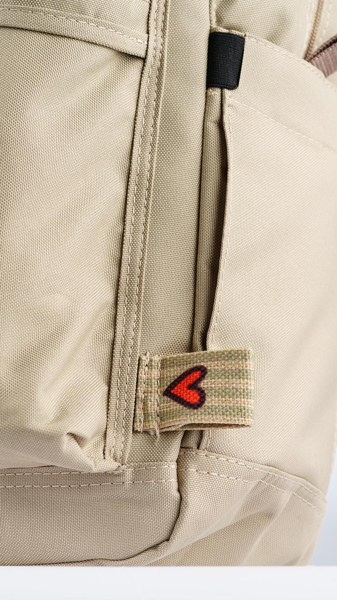 Cream Cat&Dog Love Backpack