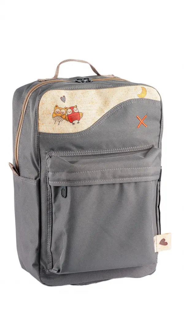 Grey Owls Also Love Backpack
