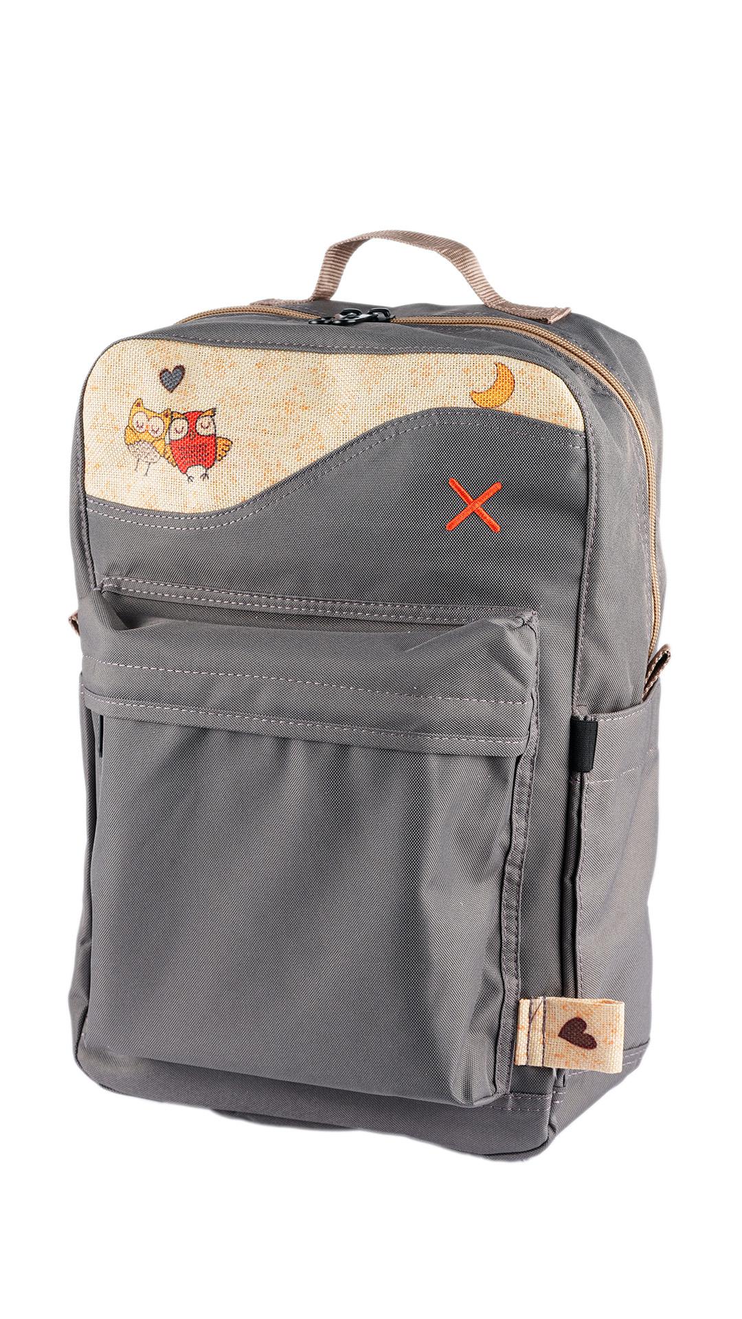 Grey Owls Also Love Backpack