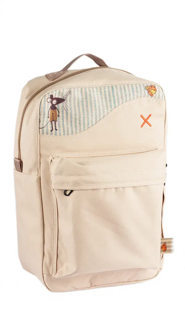 Cream Ratatuy Backpack