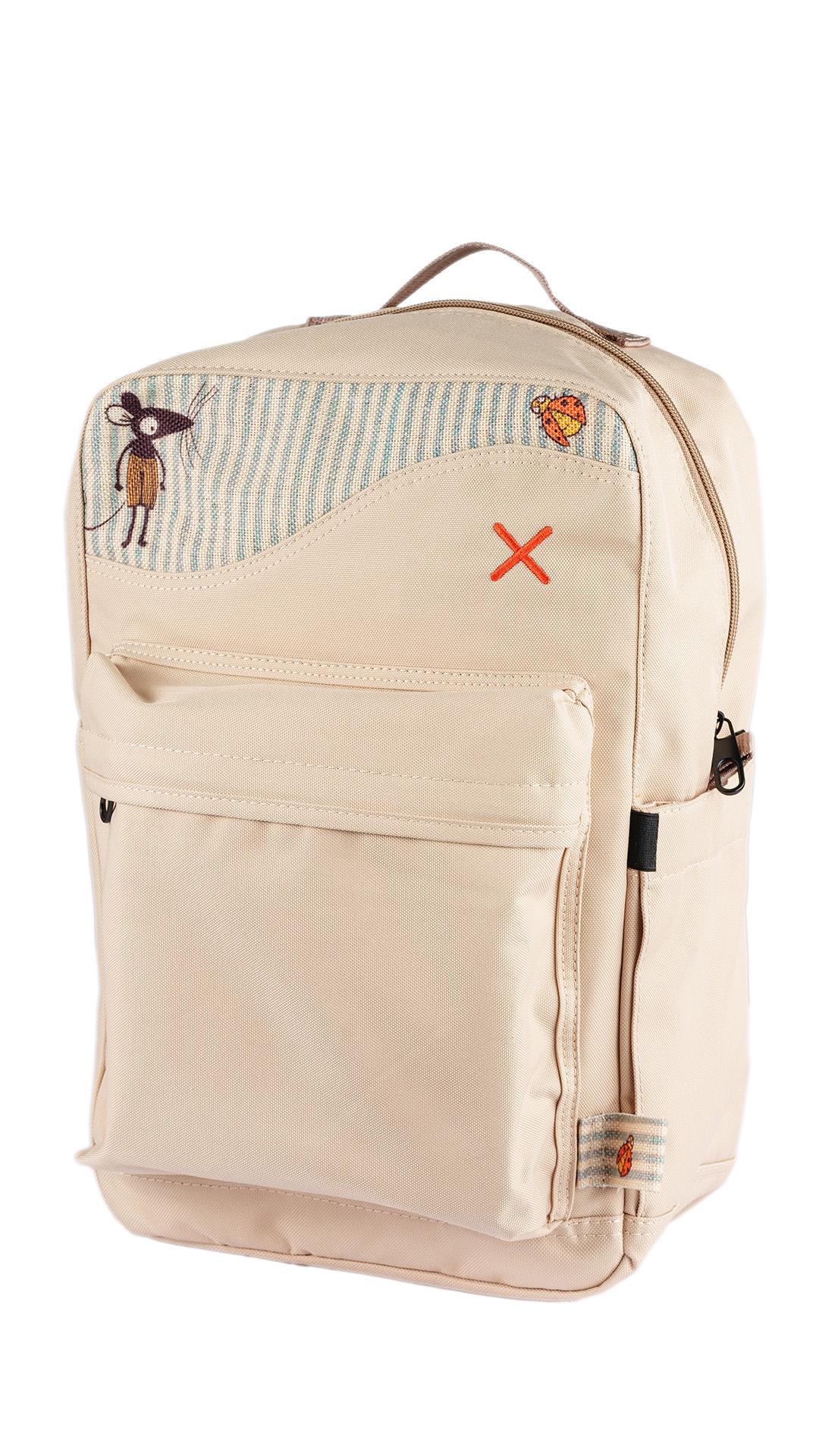 Cream Ratatuy Backpack