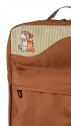 Brown Cat&Dog Love Backpack