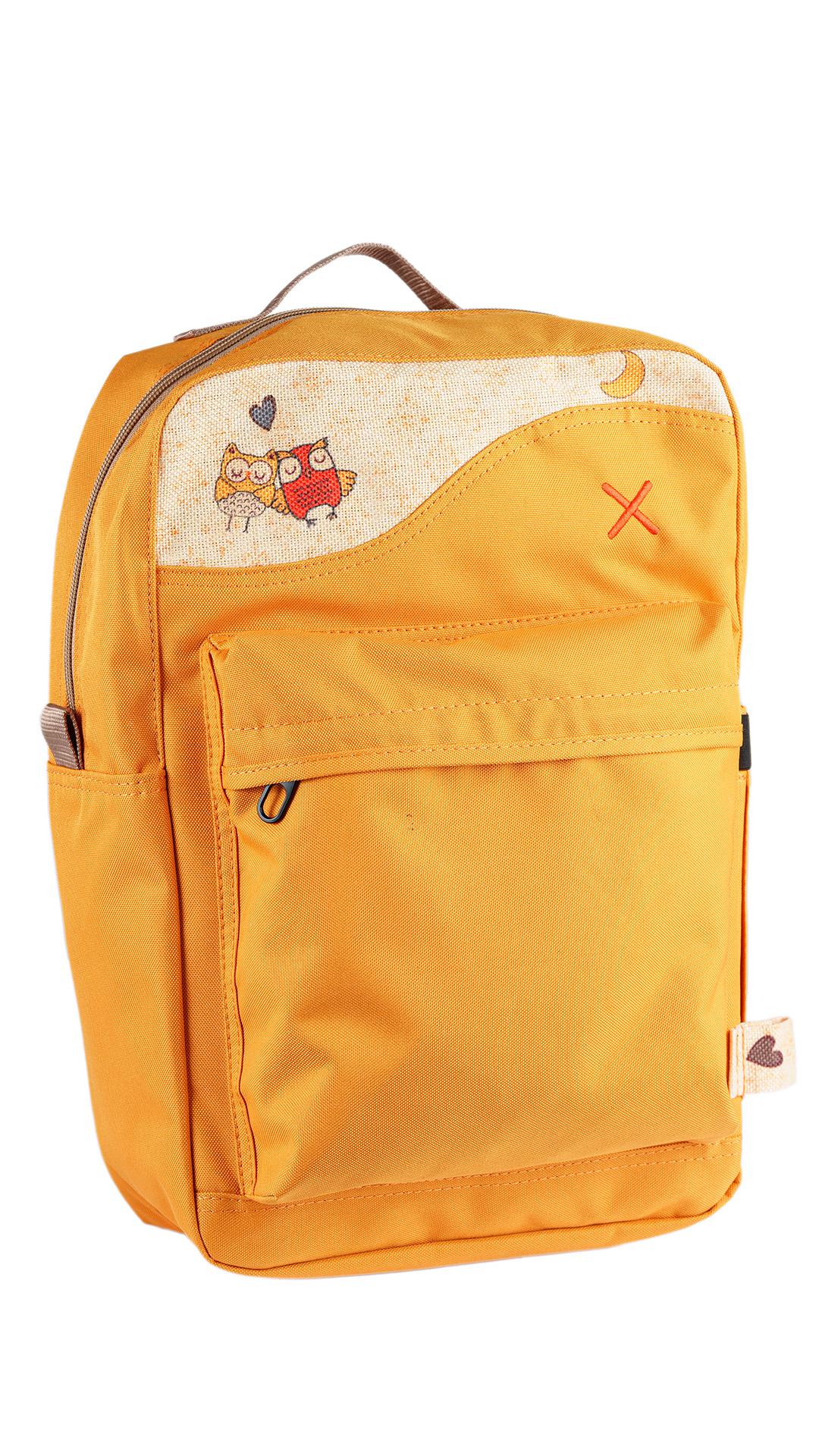 Yellow Owls Also Love  Backpack