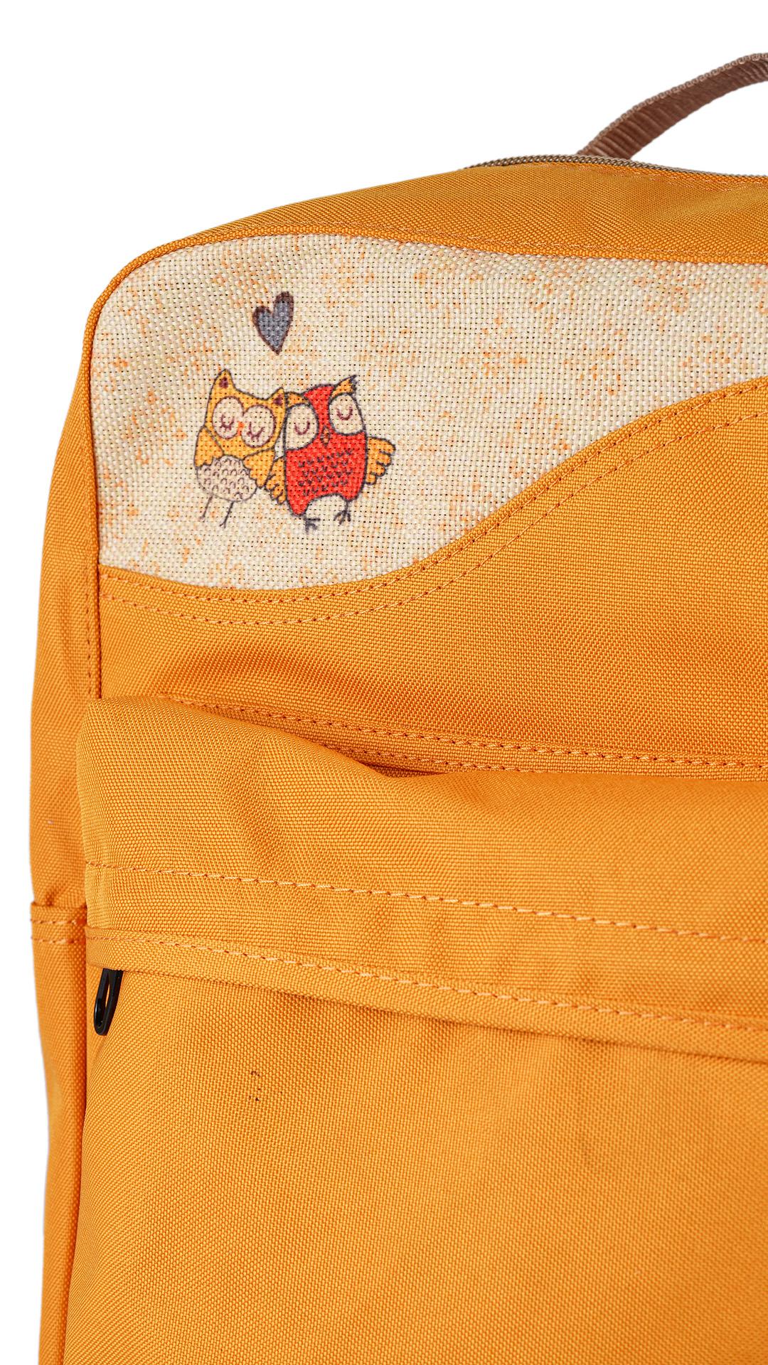 Yellow Owls Also Love  Backpack