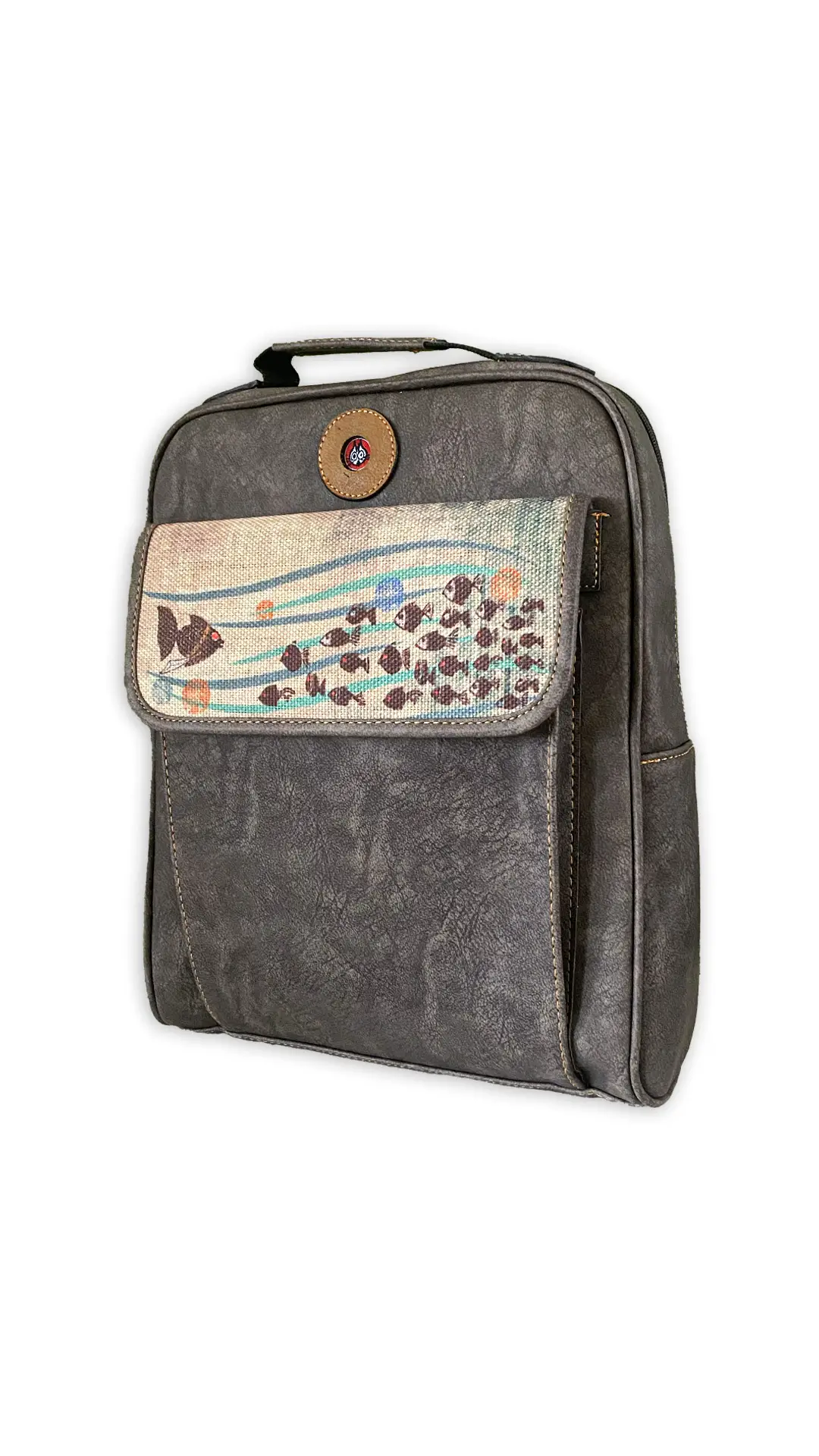 Küçük Karabalık Desenli Unisex Sırt Çantası