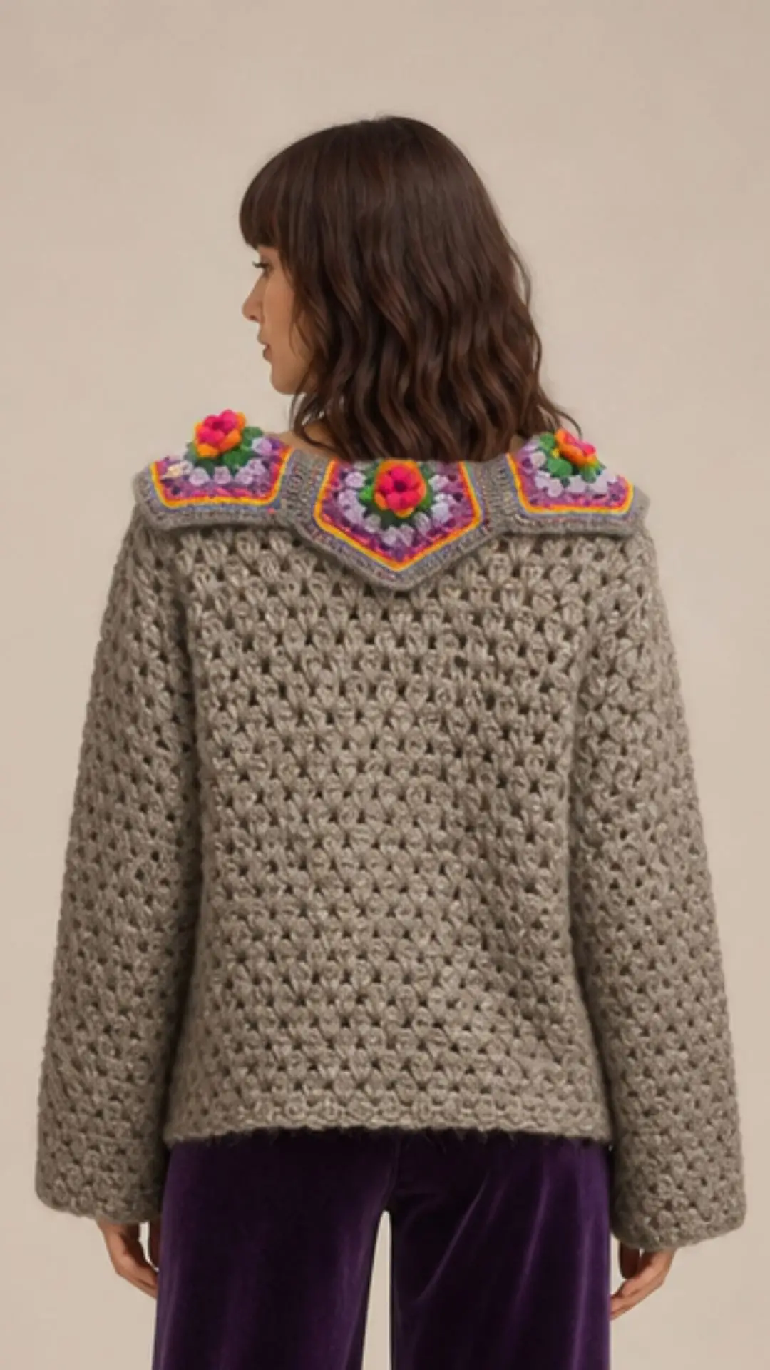 Şaşıkedi Cozy Hırka (Grey)
